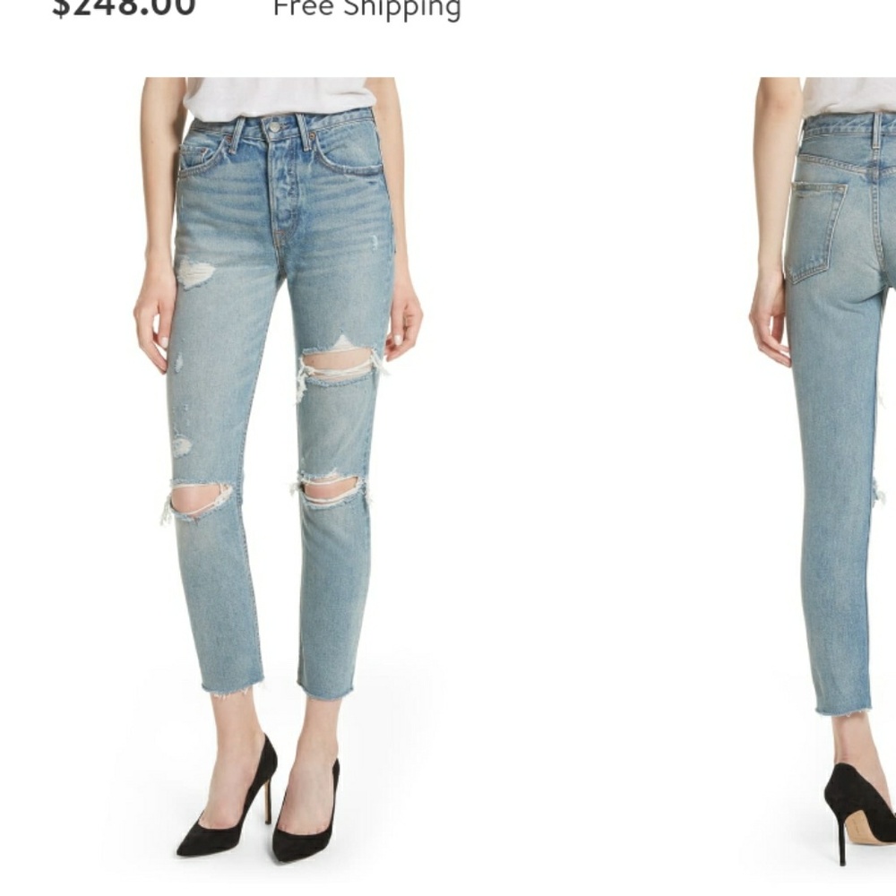 Karolina rigid high waist skinny jeans GRLFRND